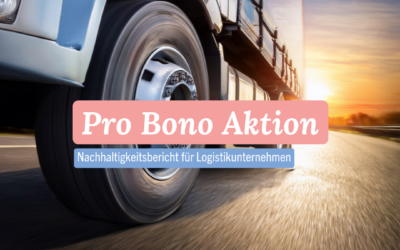 Pro Bono Aktion “Logistik” zugunsten des Klimafonds