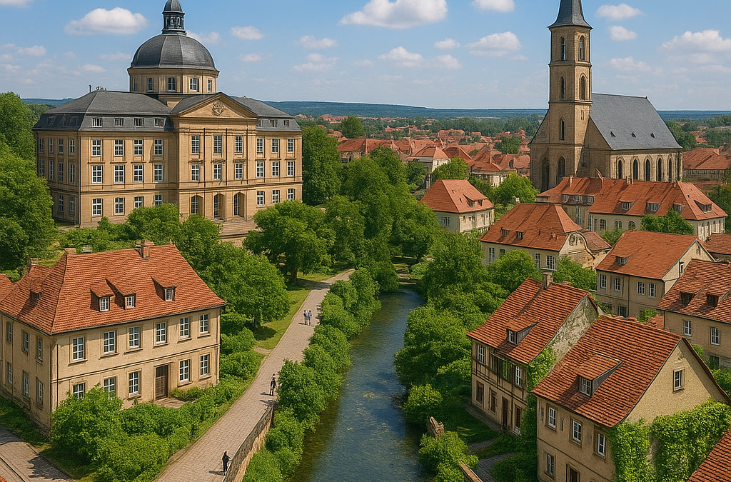 Blau-Grünes Bayreuth